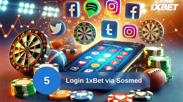 1xBet Login Dengan Akun Sosial Media